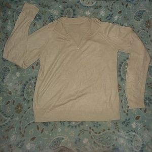 Soft cream colored sweater